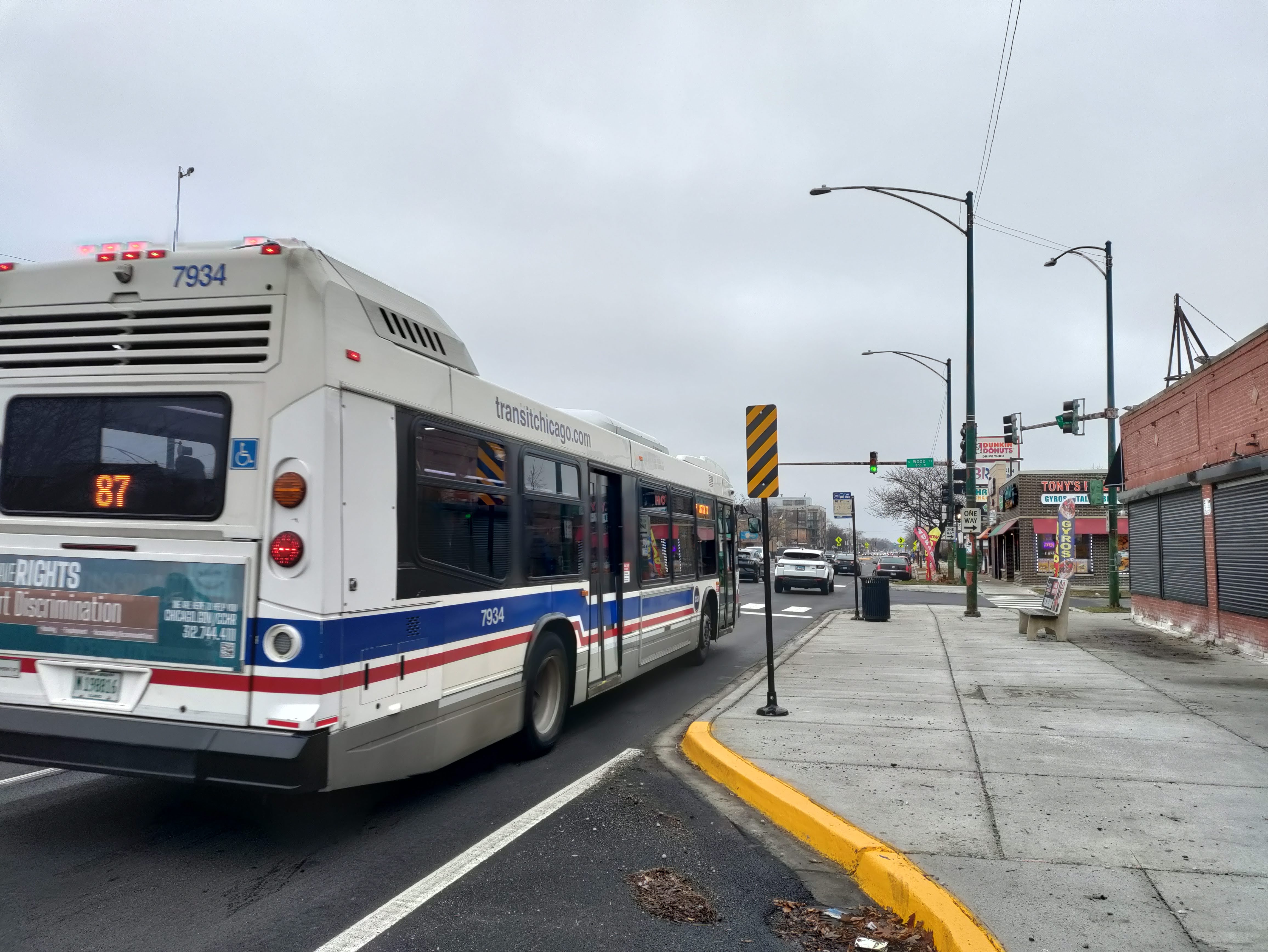 Bus Stop Improvements on 87th Street